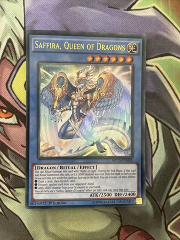 MP15-EN095 Saffira, Queen Of Dragons Ultra Rare 1st Edition NM Yugioh Card
