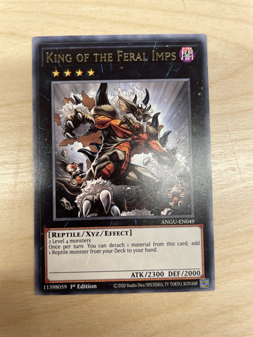 ANGU-EN049 King of the Feral Imps Rare 1st Edition NM YuGiOh