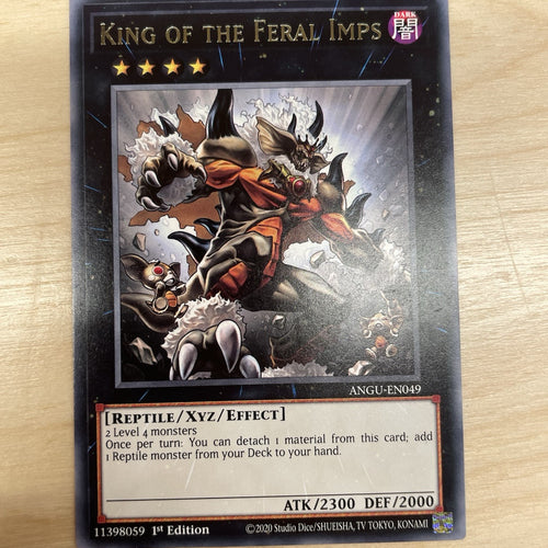 ANGU-EN049 King of the Feral Imps Rare 1st Edition NM YuGiOh