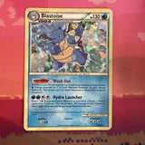 Pokemon Card Blastoise Unleashed Cracked Ice Holo Rare 13/95 Near Mint