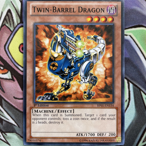 BP01-EN154 Twin-Barrel Dragon Common 1st Edition Near Mint Condition Yugioh