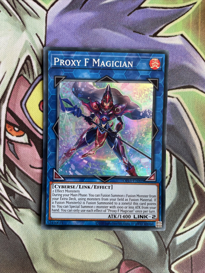 OP15-EN009 Prox y F Magician Super Rare Unlimited Edition NM Yugioh Card