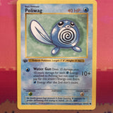 Pokemon Card Poliwag Shadowless Base Set 1st Edition Common 59/102 Near Mint