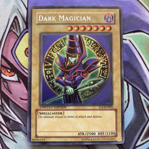 FL1-EN002 Dark Magician Secret Rare Limited Edition NM Condition Yugioh Card
