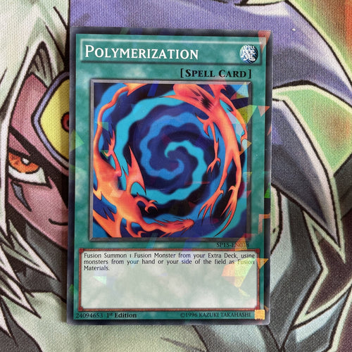 SP15-EN038 Polymerization Shatterfoil Rare 1st Edition NM Yugioh Card