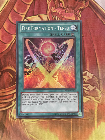 AP04-EN012 Yugioh Super Rare Fire Formation - Tensu (NM)