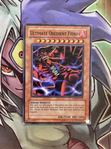 DR1-EN137 Ultimate Obedient Fiend Common Unlimited Edition NM Yugioh Card
