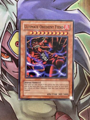 DR1-EN137 Ultimate Obedient Fiend Common Unlimited Edition NM Yugioh Card