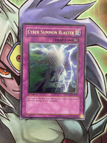 POTD-EN057 Cyber Summon Blaster Ultimate Rare 1st Edition LP Yugioh Card