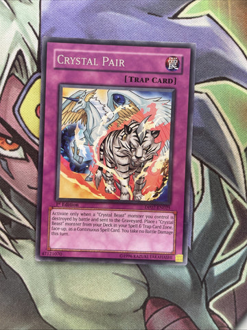 DP07-EN025 Crystal Pair Rare 1st Edition NM Yugioh Card