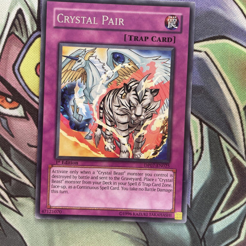 DP07-EN025 Crystal Pair Rare 1st Edition NM Yugioh Card