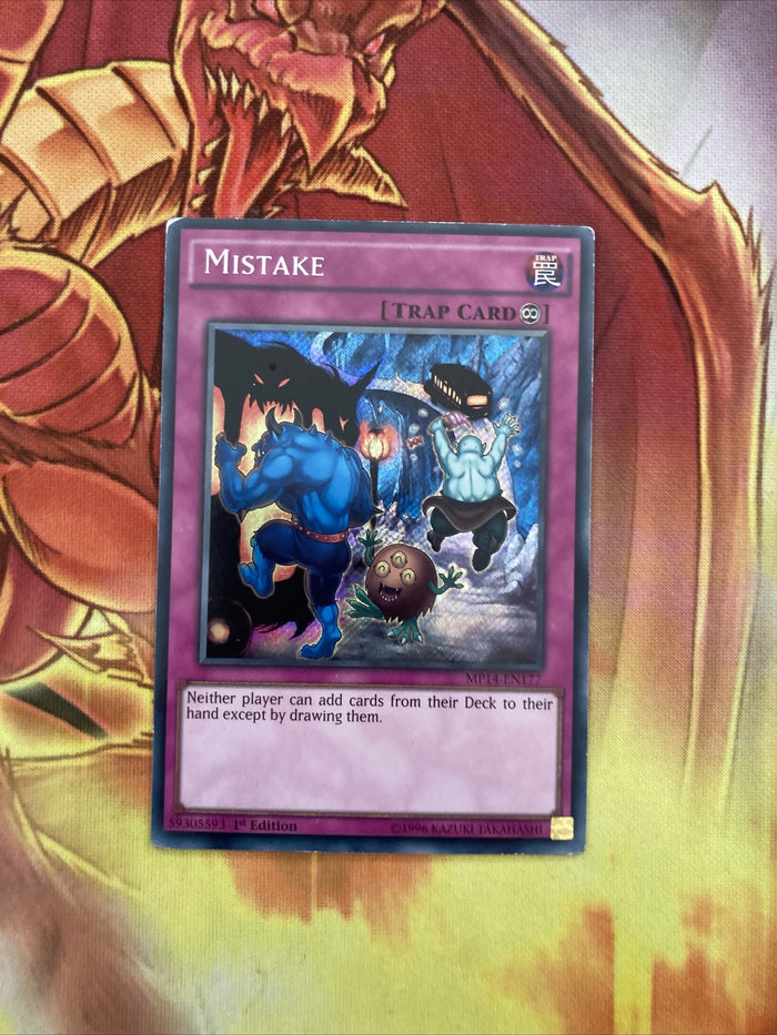 MP14-EN177 YuGiOh Mistake 1st Edition Near Mint Yugioh Card