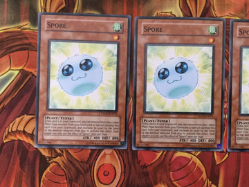 TSHD-EN019 Yu-Gi-Oh 3x Spore Yugioh (back)