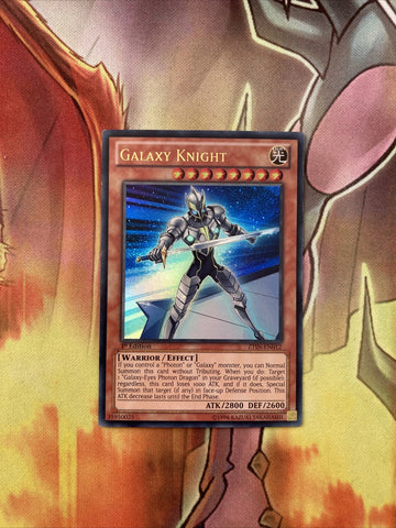 ZTIN-EN012 Galaxy Knight Ultra Rare 1st Edition Mint YuGiOh Card