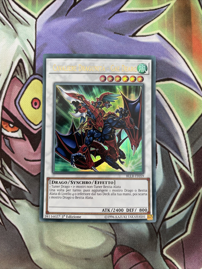 BLLR-IT059 Dragunity Knight - Gae Dearg ITALIAN 1st Edition NM Yugioh Card