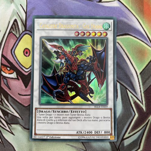 BLLR-IT059 Dragunity Knight - Gae Dearg ITALIAN 1st Edition NM Yugioh Card
