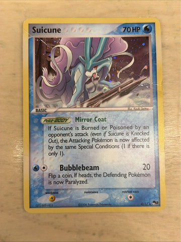 Pokémon TCG Suicune 4/17 Pop Series 2 (HP) Holo Rare