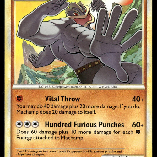 Pokemon Card Machamp LP Triumphant Rare 26/102