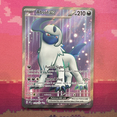 Pokemon Card Absol ex 214/197 Ultra Rare Obsidian Flames  Near Mint