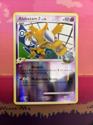 Pokemon Card Alakazam Rising Rivals Reverse Holo 38/111 Near Mint
