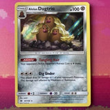 Pokemon Card Alolan Dugtrio Sun & Moon Holo Rare 87/149 Near Mint
