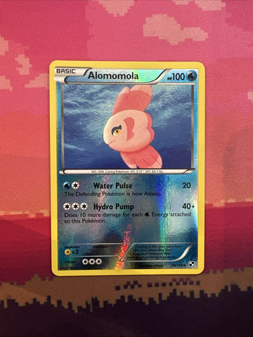 Pokemon Card Alomomola Black & White Reverse Holo Rare 39/114 Near Mint