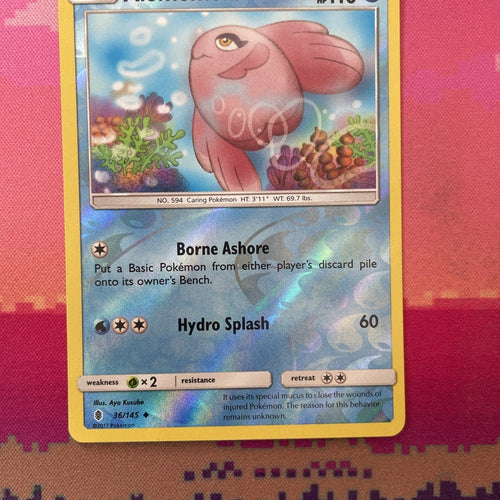 Pokemon Card Alomomola Guardians Rising Reverse Holo Uncommon 36/145 Near Mint