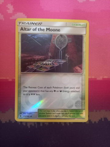 Pokemon card Altar Of the Moone 117/145 Reverse Holo Guardians Rising Near Mint