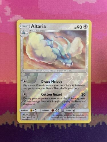 Pokemon Card Altaria Crimson Invasion Reverse Holo Rare 80/111 Near Mint