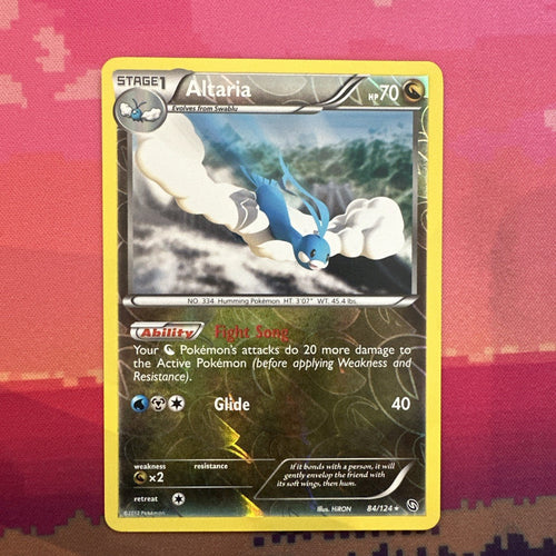 Pokemon Card Altaria Dragons Exalted Reverse Holo Rare 84/124 Near Mint