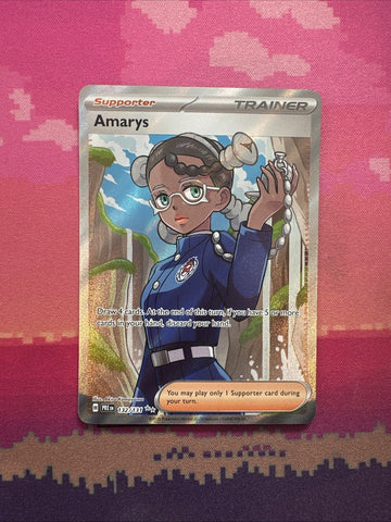 Pokemon Card Amarys 132/131 Ultra Rare Prismatic Evolutions Near Mint