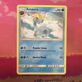 Pokemon Card Amaura Forbidden Light Uncommon 27/131 Near Mint