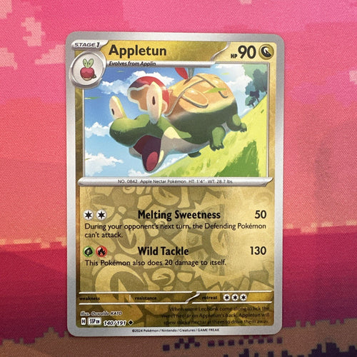 Pokemon Card Appletun Surging Sparks Reverse Holo Uncommon 140/191 Near Mint