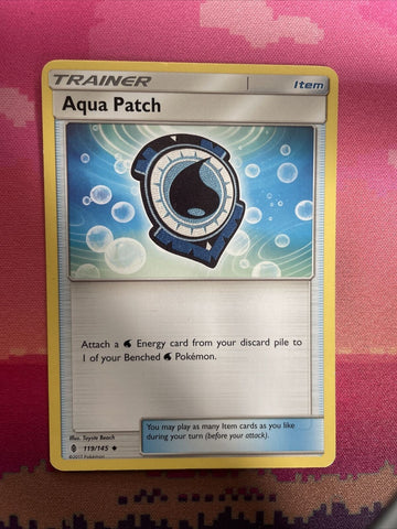 Pokemon Card Aqua Patch Guardians Rising Uncommon 119/145 Near Mint