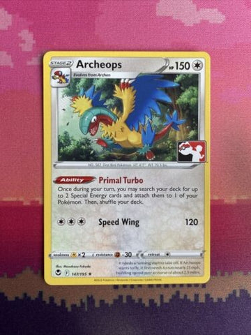 Pokemon Card Archeops Pokemon League Silver Tempest Rare 147/195 Near Mint