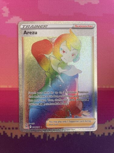 Pokemon Card Arezu 204/196 Rainbow Secret Rare Lost Origin Near Mint