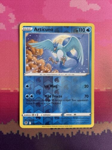 Pokemon Card Articuno Silver Tempest Reverse Holo Rare 036/195 Near Mint