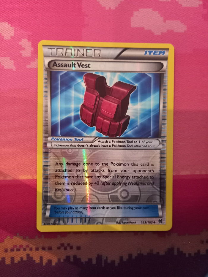 Pokemon Card Assault Vest Breakthrough Reverse Holo 133/162 Near Mint