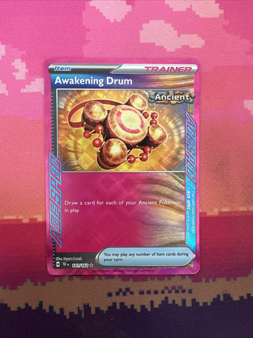 Pokemon Card Awakening Drum 141/162 Temporal Forces Ace Spec Near Mint