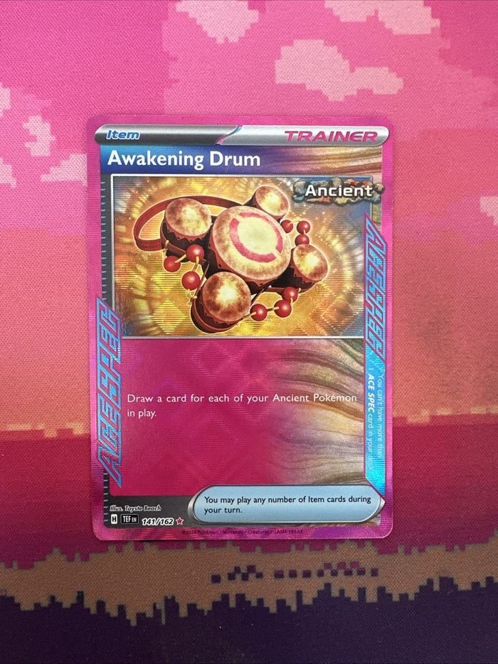 Pokemon Card Awakening Drum 141/162 Temporal Forces Ace Spec Near Mint
