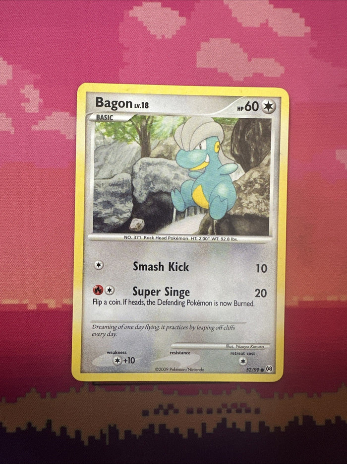 Pokemon Card Bagon Arceus Common 52/99 Near Mint