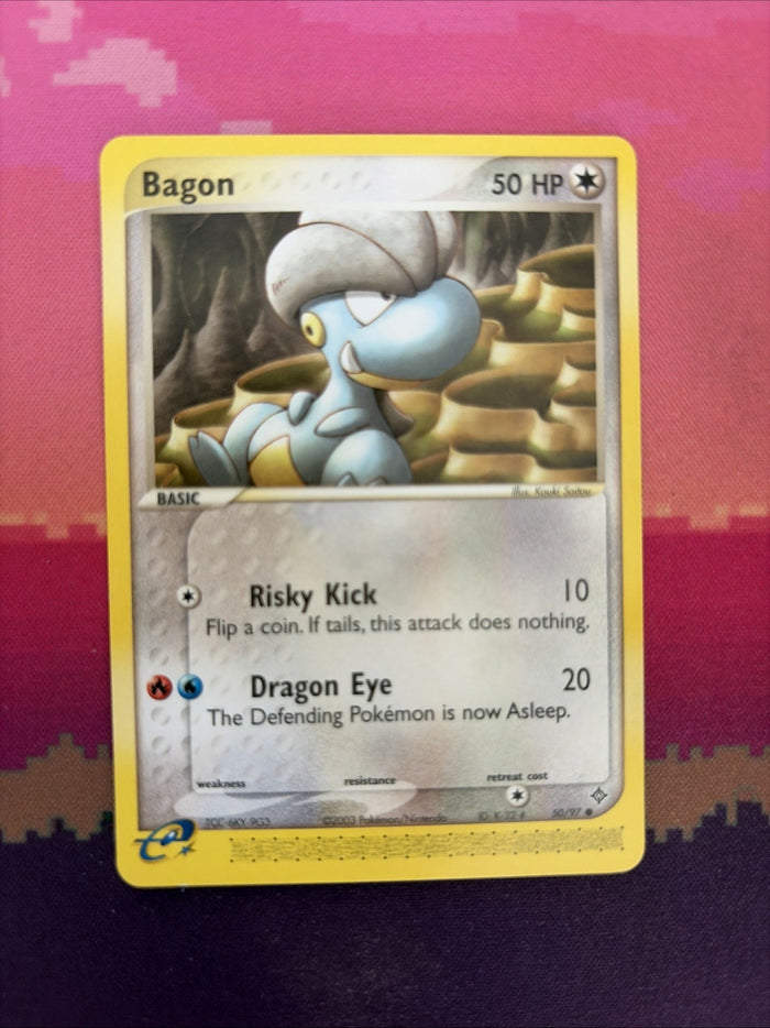 Pokemon Card Bagon Dragon Common 50/97 Near Mint