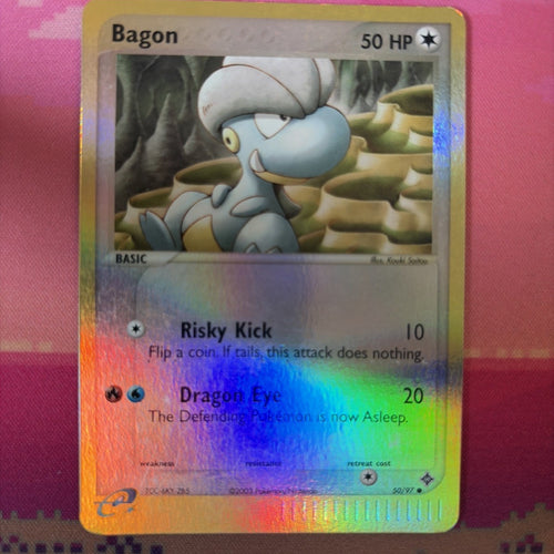 Pokemon Card Bagon Ex Dragon Reverse Holo 50/97 Near Mint