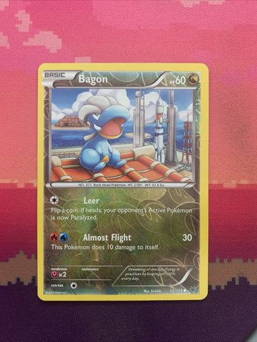 Pokemon Card Bagon Roaring Skies Reverse Holo 55/108 Near Mint