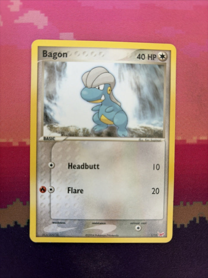Pokemon Card Bagon Trainer Kit Latias 1/10 Near Mint