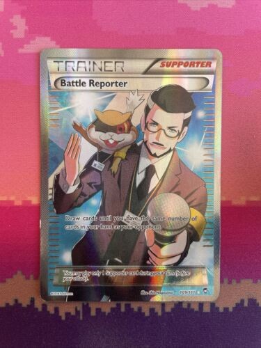 Pokemon Card Battle Reporter 109/111 Furious Fists Ultra Rare Near Mint