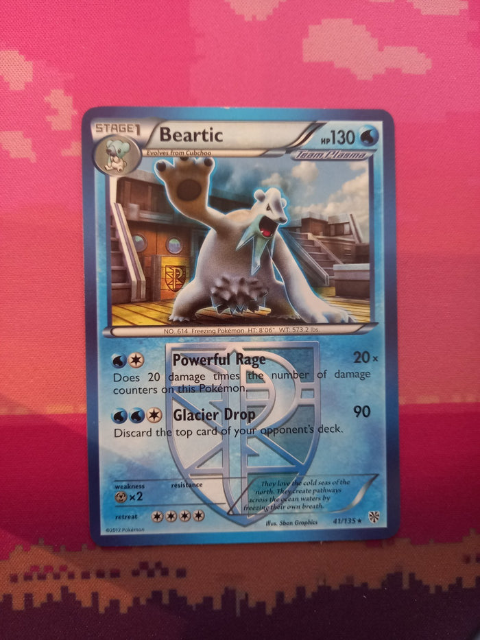 Pokemon Card Beartic Plasma Storm Rare 41/135 Near Mint