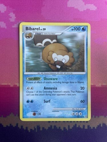 Pokemon Card Bibarel Stormfront Uncommon 32/100 Near Mint