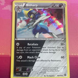 Pokemon Card Bisharp Steam Siege Holo Rare 64/114 Near Mint