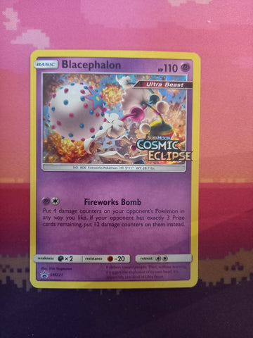 Pokemon Card Blacephalon SM221 Black Star Promo Cosmic Eclipse Near Mint